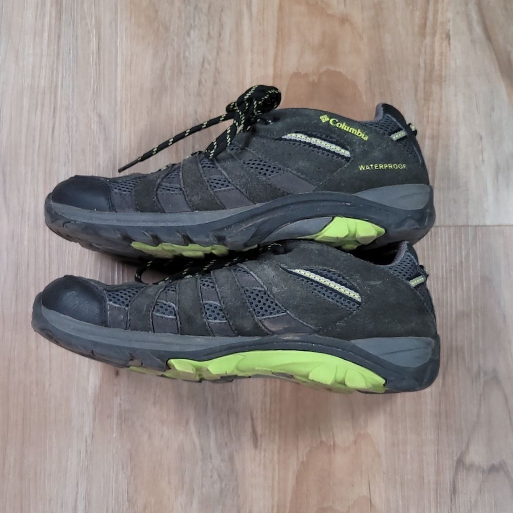 🩵Columbia Gray Waterproof Hiking Shoes Youth 6 - Picture 6 of 10